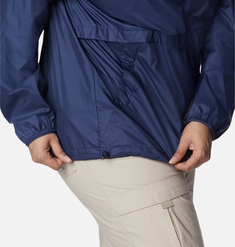 Columbia Alpine Chill Windbreaker Jakke Dame Marineblå | Plus Size 07841F